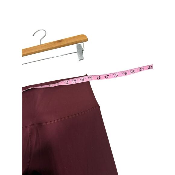 Lululemon Wunder Train High-Rise Tight 28" Burgundy Womens 12 - Picture 6 of 8